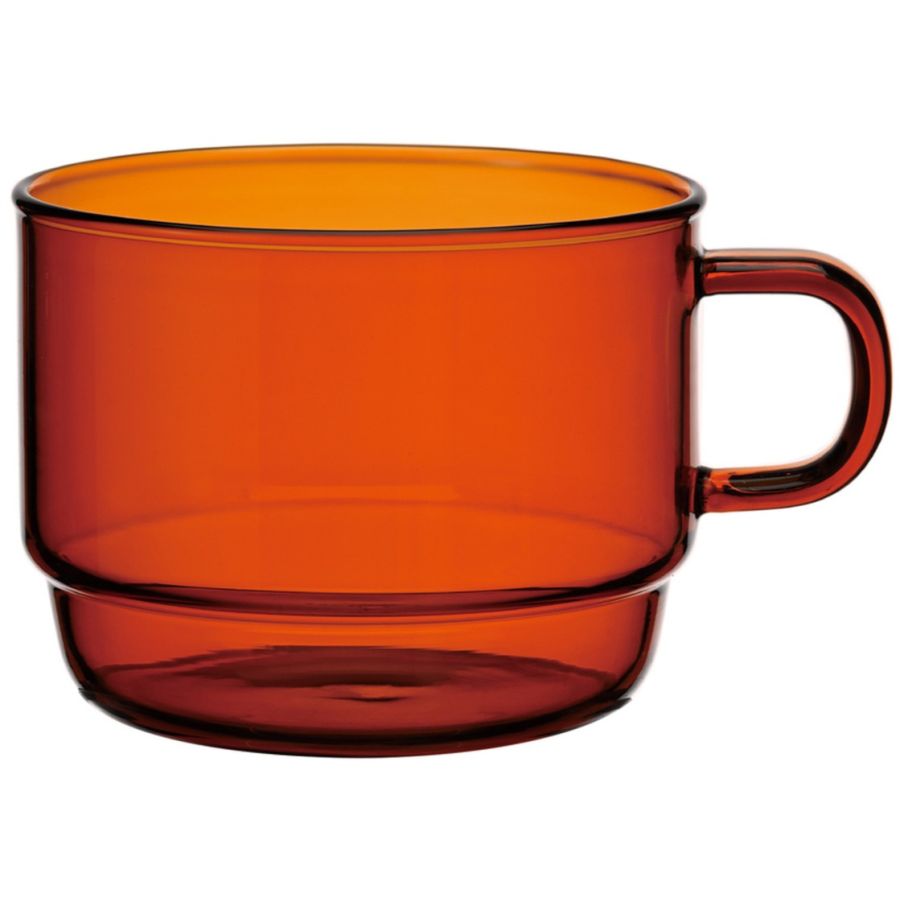 Hario Colors Stacking Mug stapelbar mugg 300 ml, orangeröd