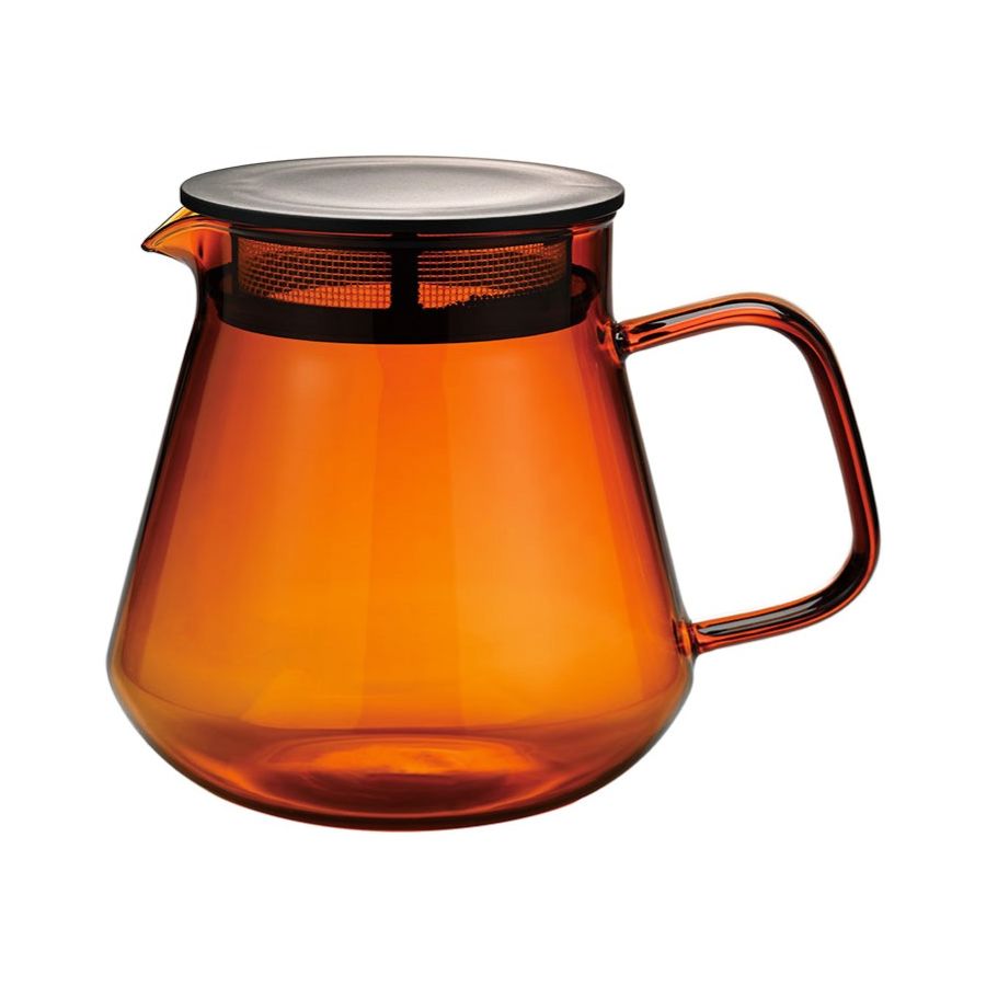 Hario Colors te- och kaffekanna 600 ml, orangeröd