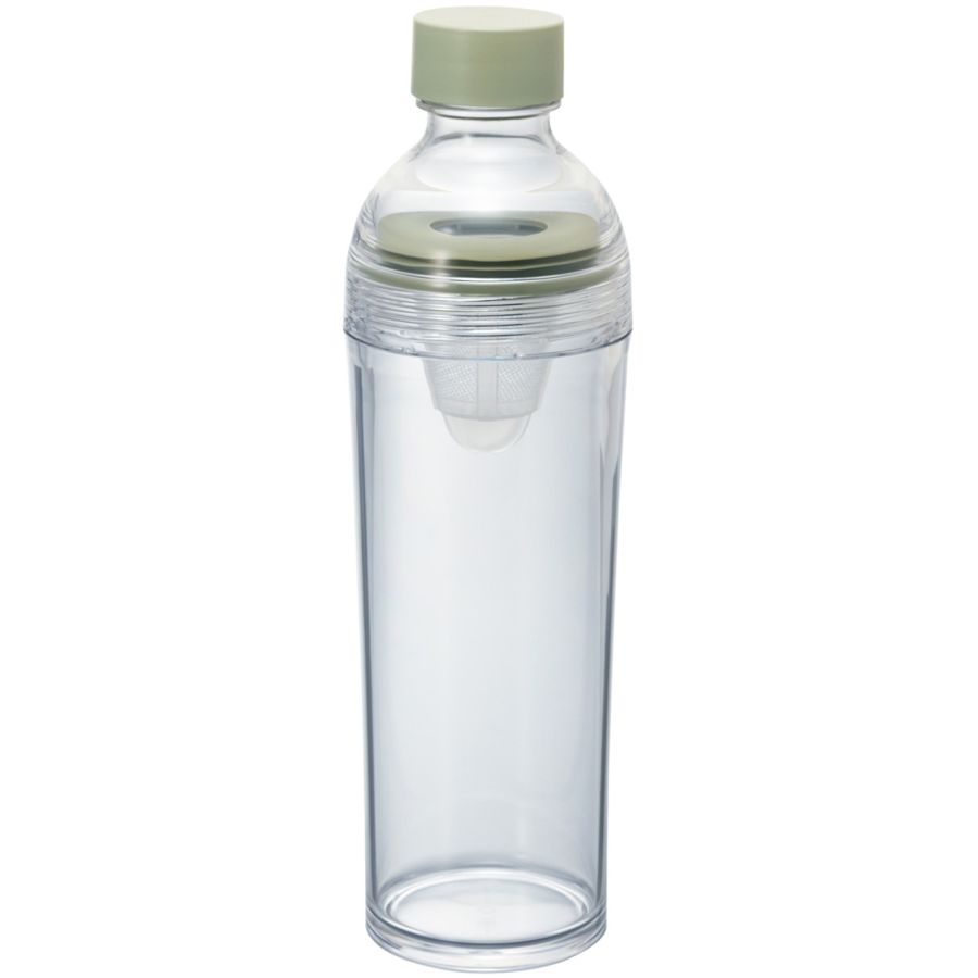 Hario Filter-in Portable Cold Brew Tea Bottle 400 ml, Smokey Green