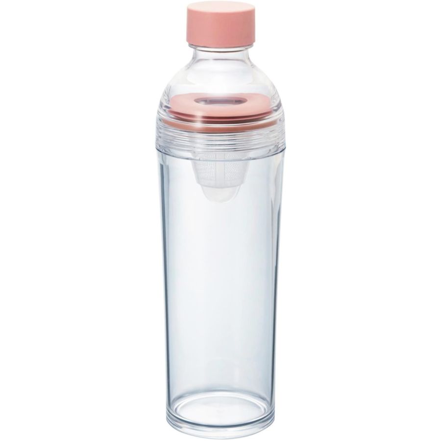 Hario Filter-in Portable cold brew teflaska 400 ml, Smokey Pink