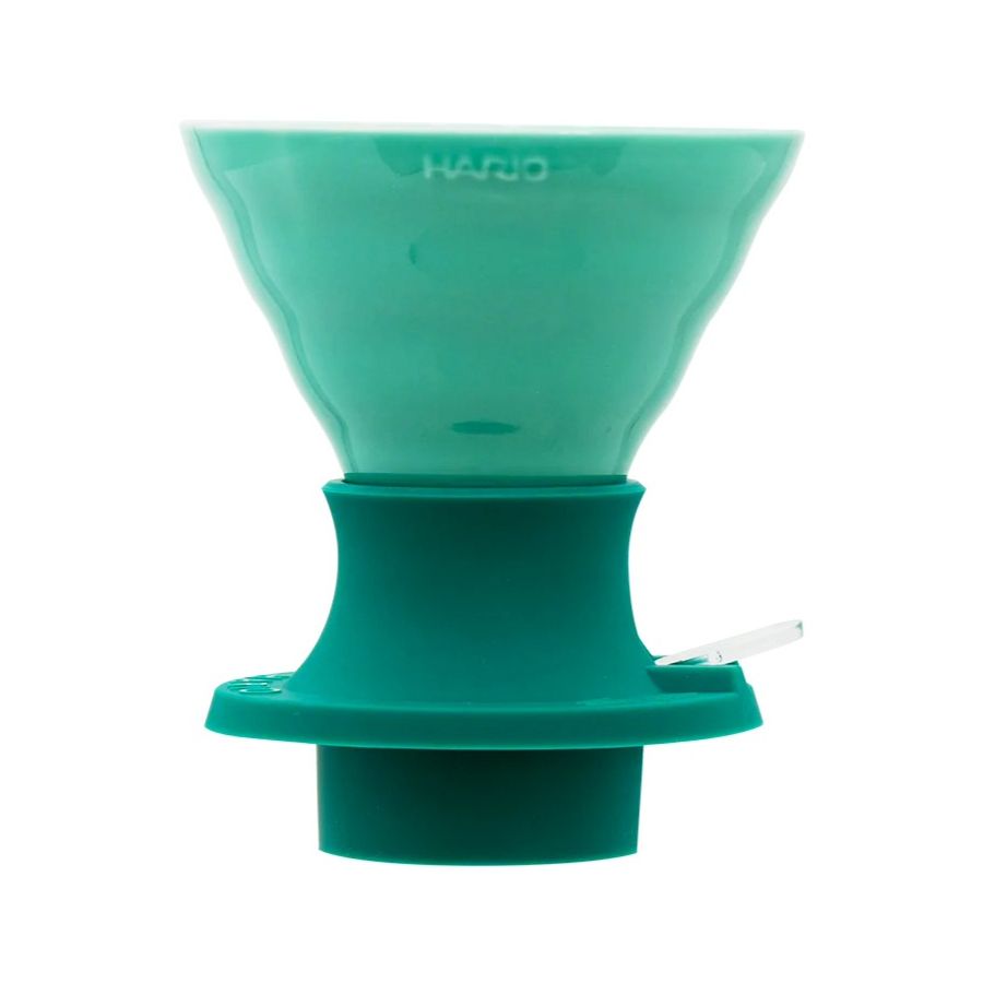 Hario V60 Immersion Dripper Switch Ceramic storlek 02 + filterpapper, turkos