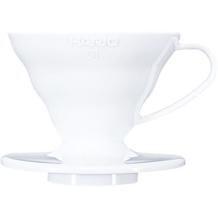 Hario V60 Dripper storlek 01 filterhållare, vit plast