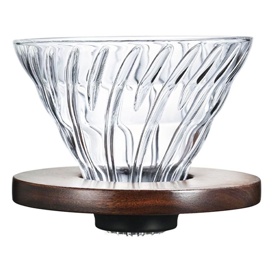 Hario V60 Walnut Wood Coffee Dripper Size 02