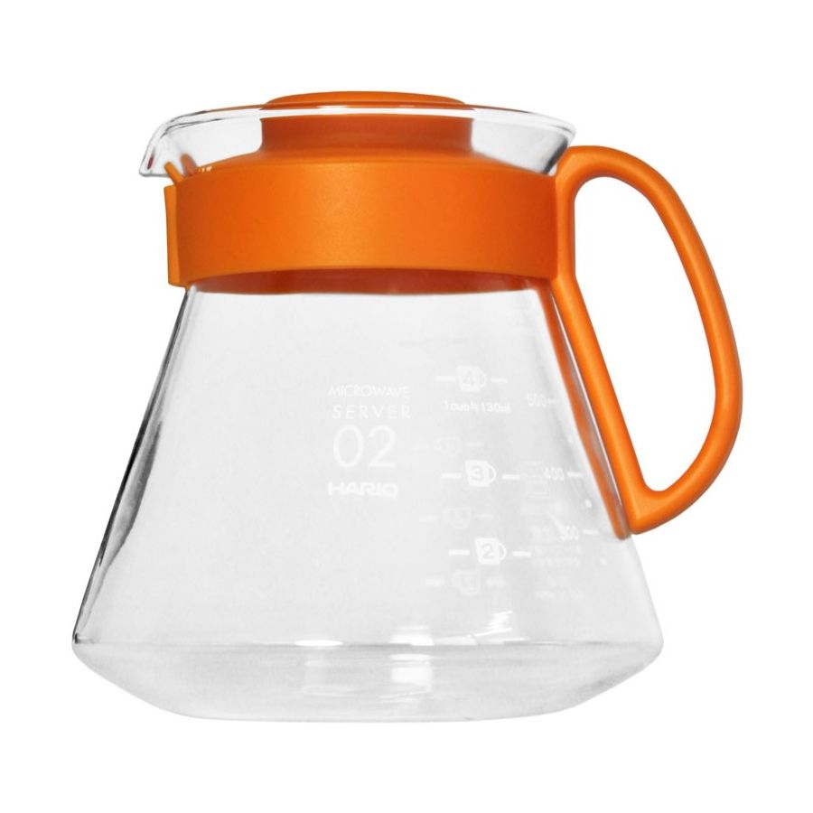 Hario Hario V60 Range Server Candy Edition storlek 02, 600 ml Koi Orange