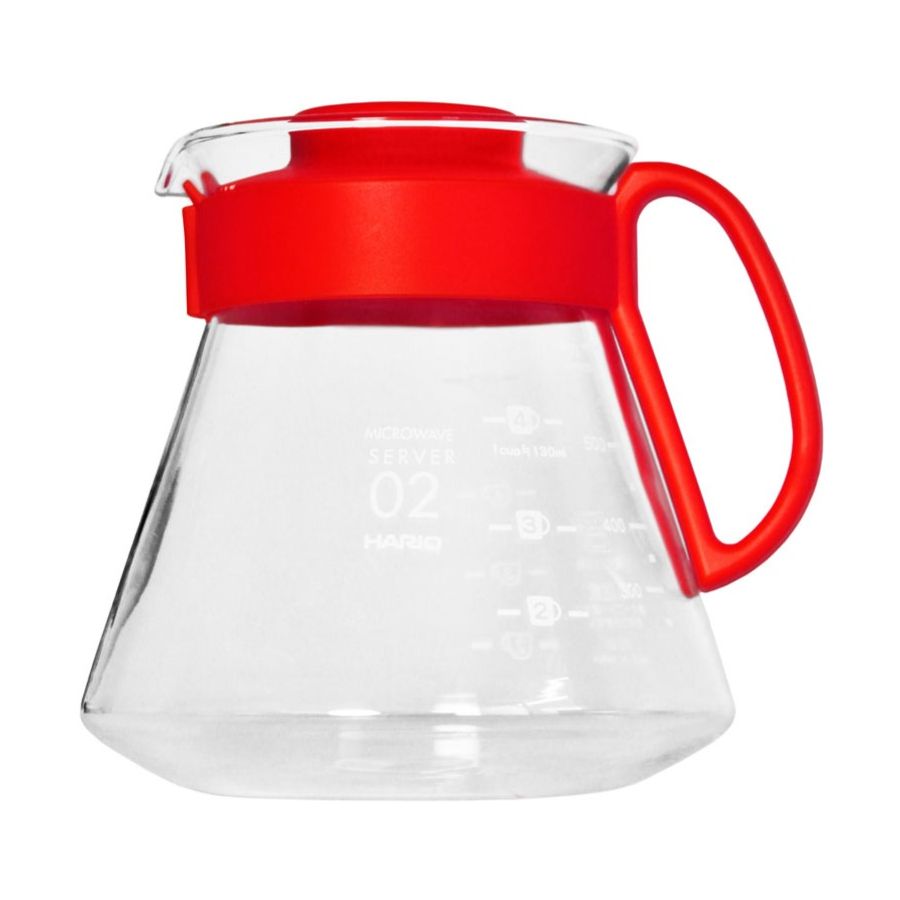 Hario Hario V60 Range Server Candy Edition storlek 02, 600 ml Desert Red