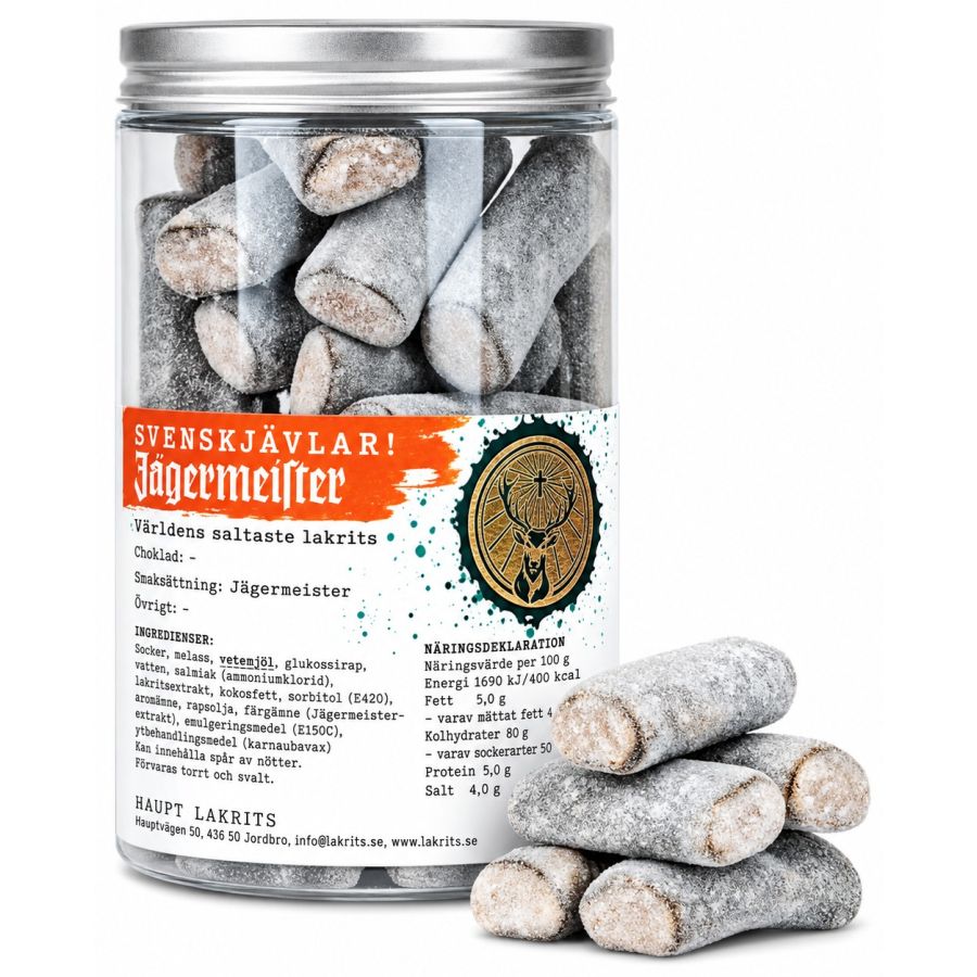 Haupt Lakrits - Svenskjävlar! X Jägermeister 250 g