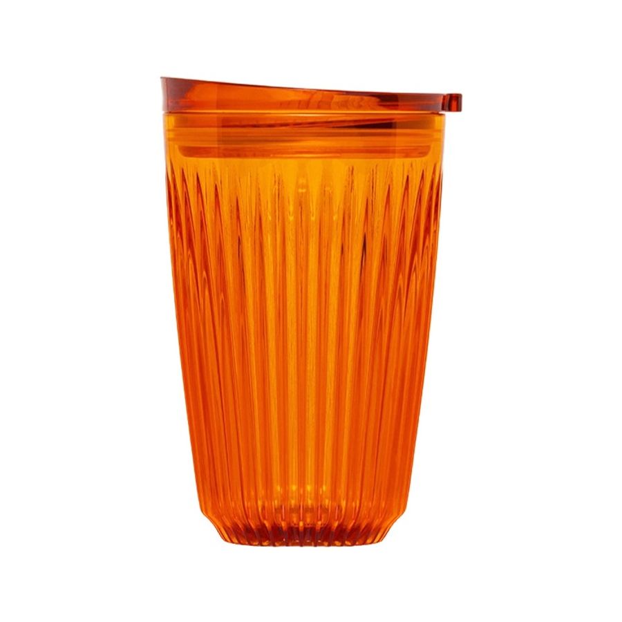 Huskee Cup Renew mugg + lock, 350 ml, Amber