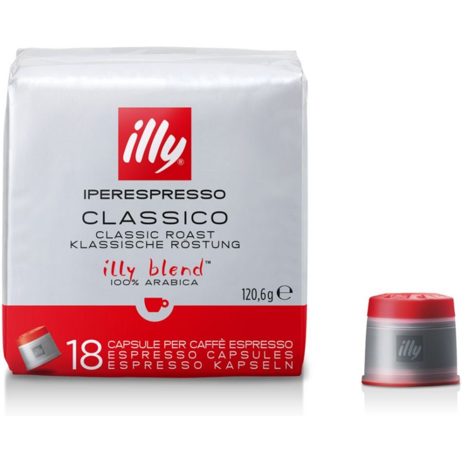illy Iperespresso Classico Espresso Coffee Capsules 18 pcs