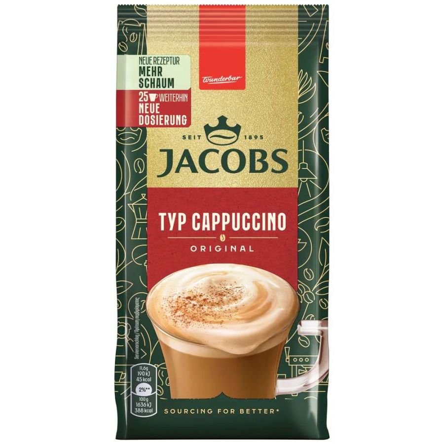 Jacobs Cappuccino Original snabbkaffe 290 g