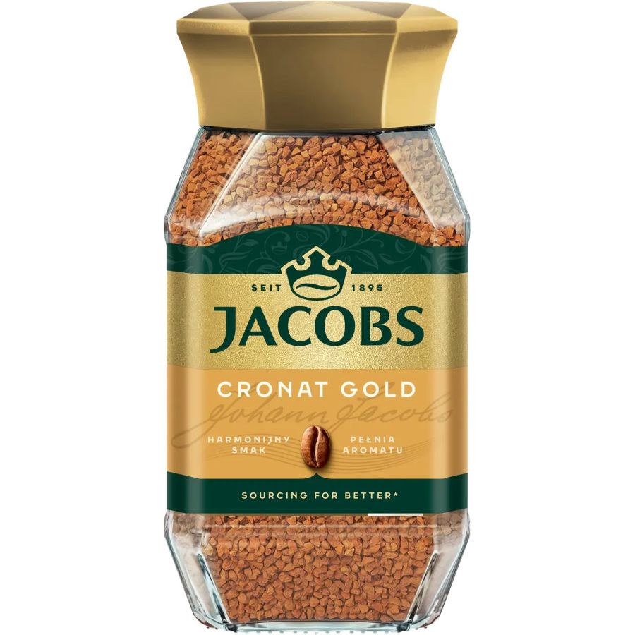 Jacobs Cronat Gold snbabbkaffe 200 g glasburk