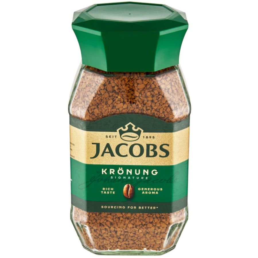 Jacobs Krönung sanbbkaffe 200 g glasburk