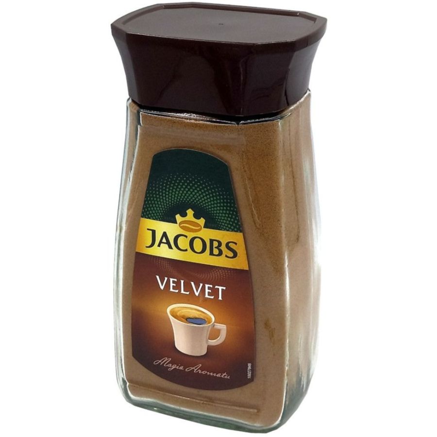 Jacobs Velvet snabbkaffe 200 g glasburk