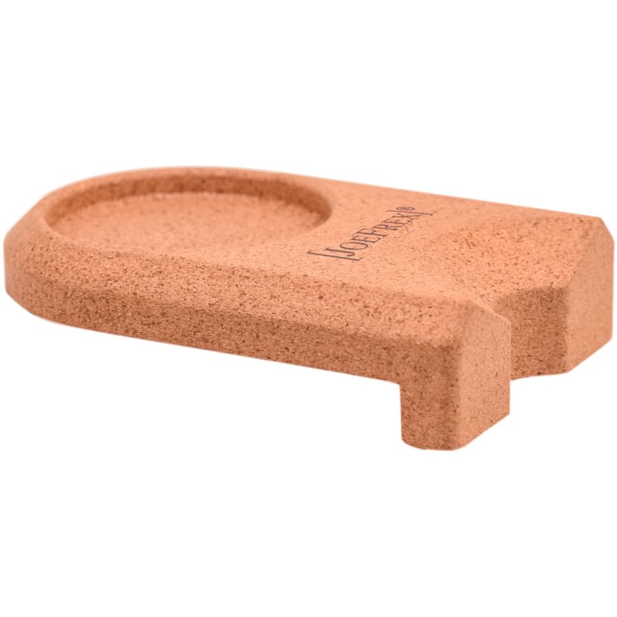 JoeFrex Corner Mat Tamper Holder, Cork