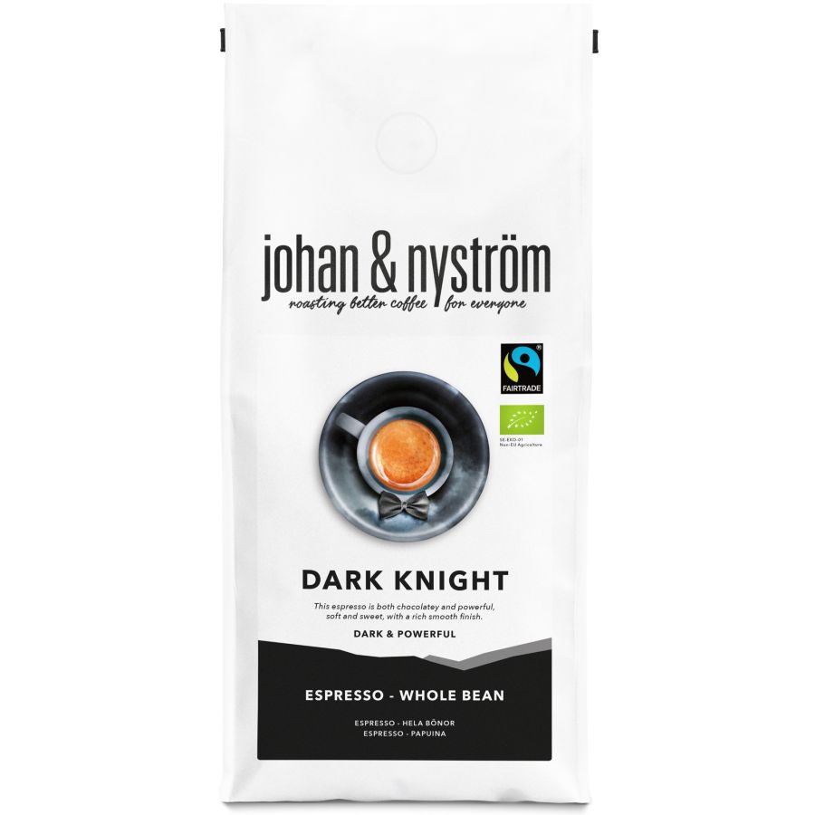 Johan & Nyström Espresso Dark Knight 500 g kaffebönor