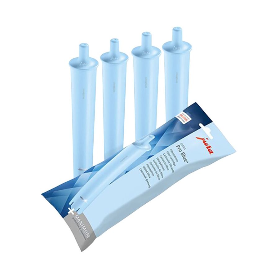 Jura Claris Pro Blue+ vattenfilter, 4-pack