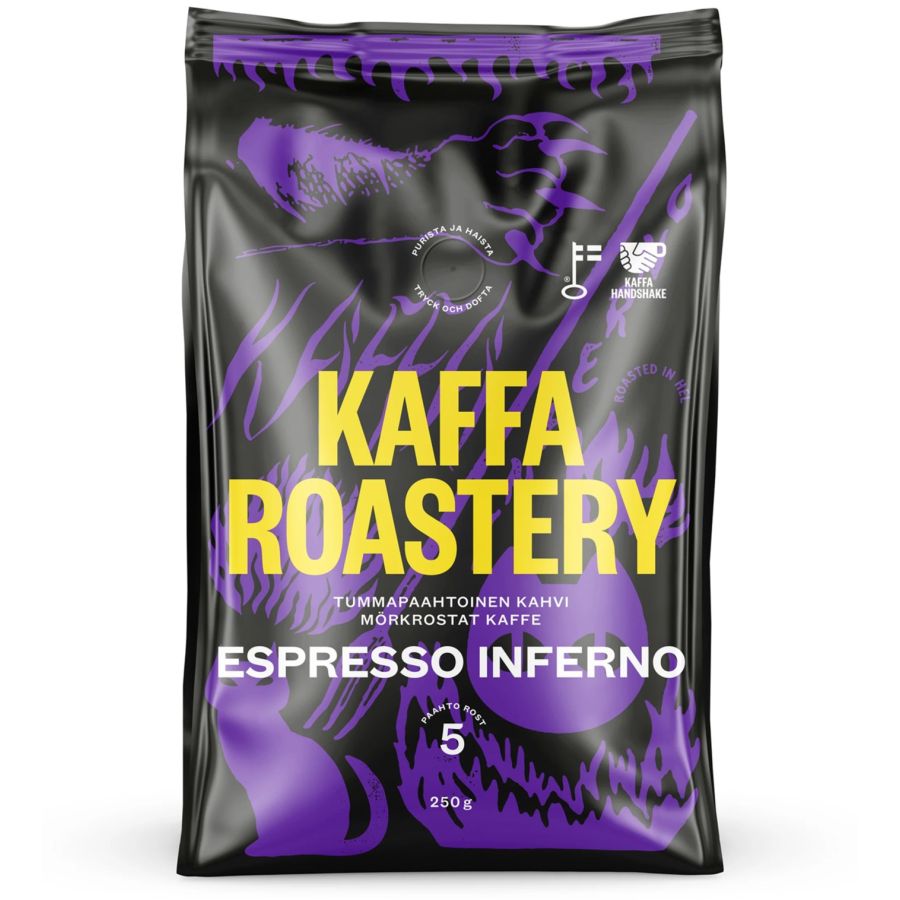 Kaffa Roastery Espresso Inferno 250 g kaffebönor