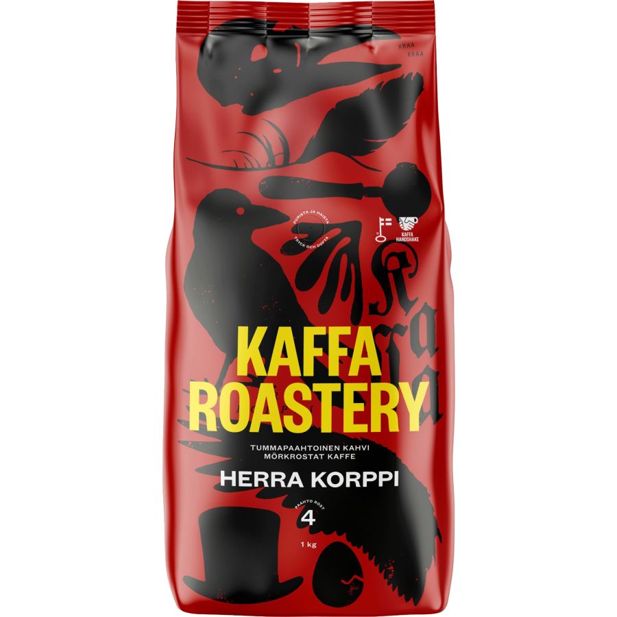 Kaffa Roastery Herra Korppi 1 kg kaffebönor