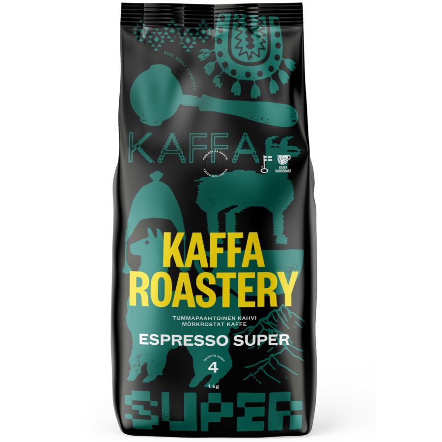 Kaffa Roastery Espresso Super 1 kg kaffebönor