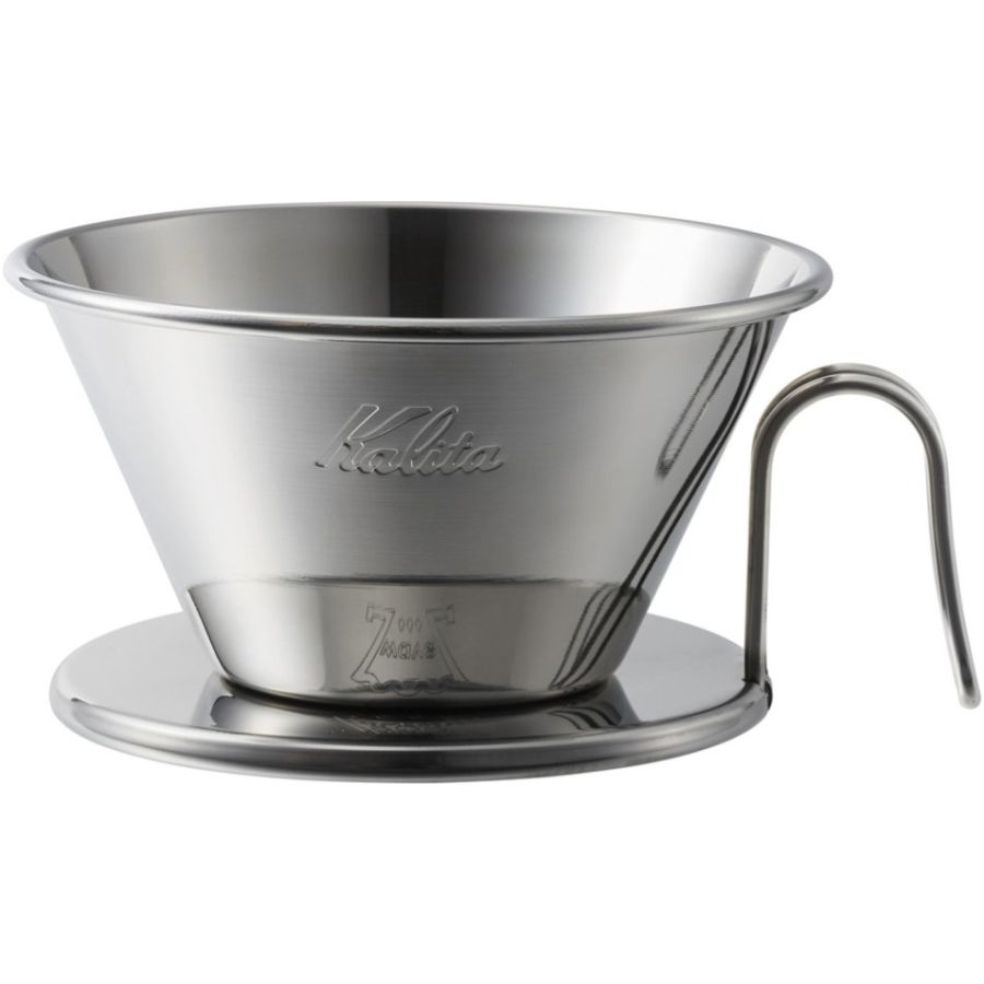 Kalita Stainless Steel Wave Dripper WDS-185 filterhållare i rostfritt stål