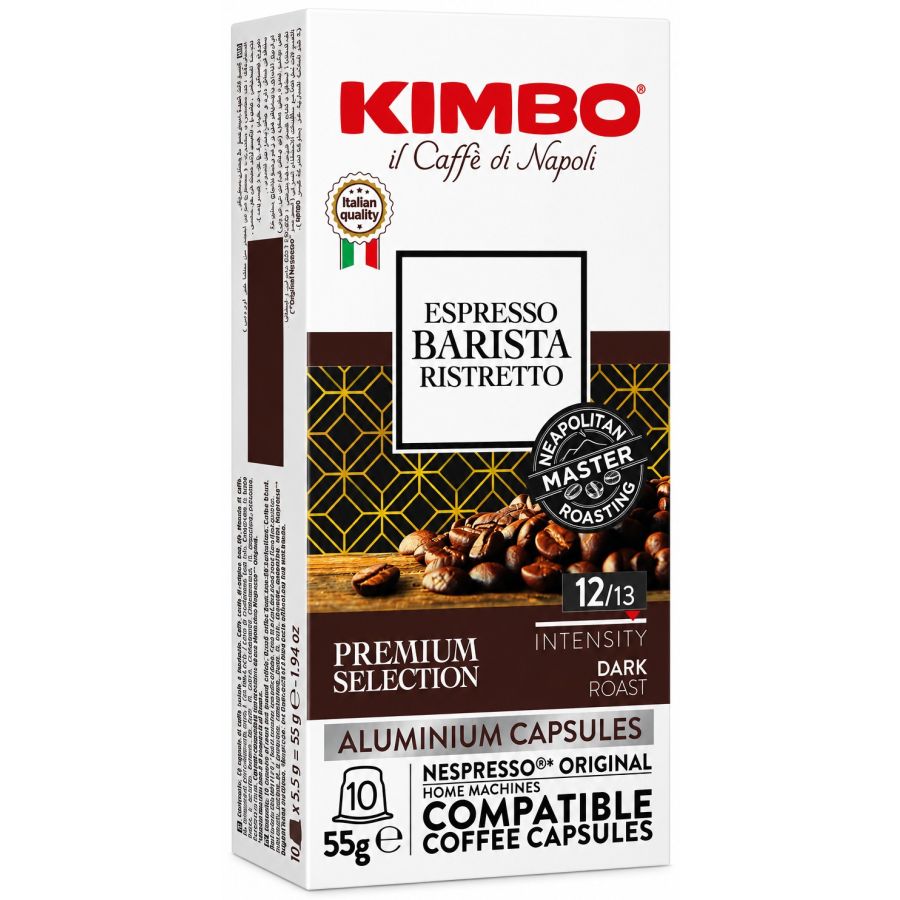 Kimbo Ristretto Nespresso-kompatibel kaffekapsel 10 st.