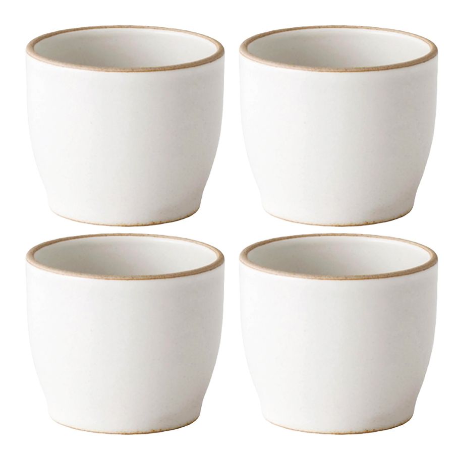 Kinto NORI Ceramic Tumbler 4 x 200 ml, White