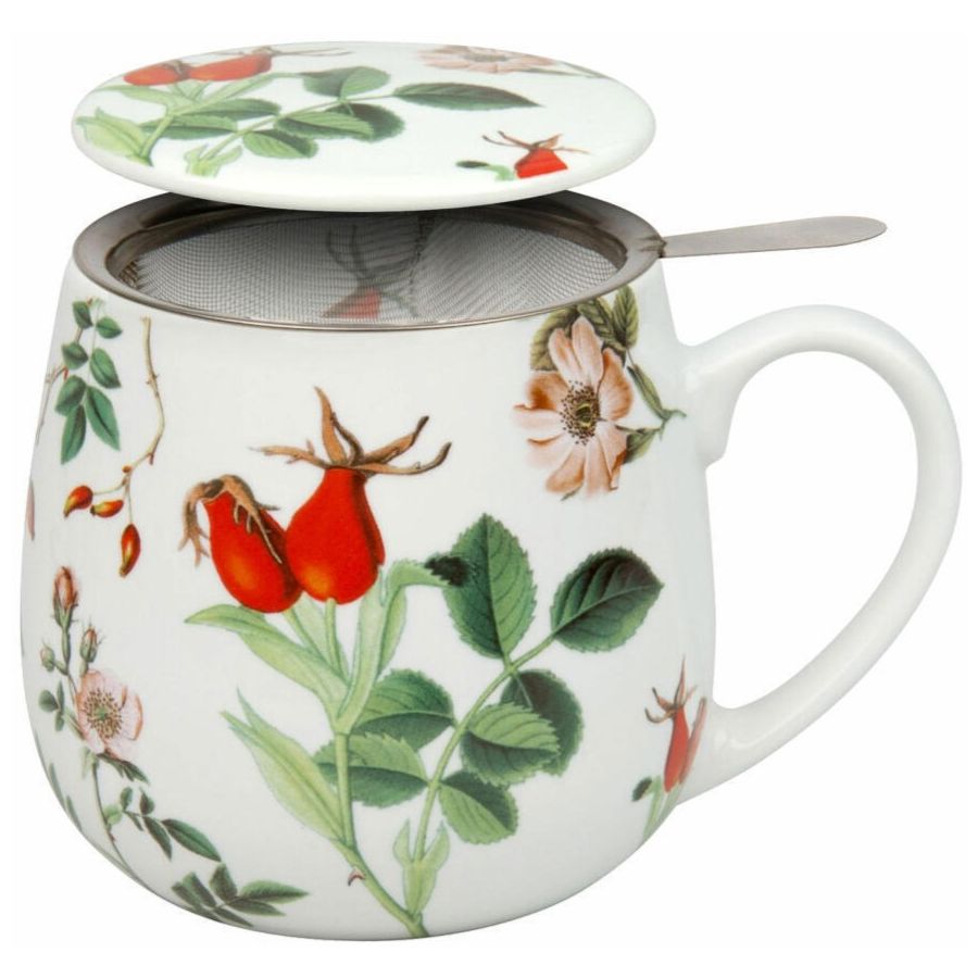 Könitz Cosy Mug Rose Hip -temugg med sil 420 ml