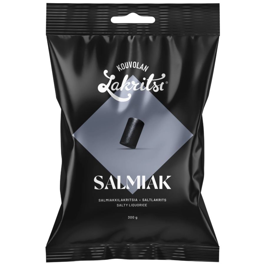 Kouvolan Lakritsi Salmiak Lakritsbitar 300 g