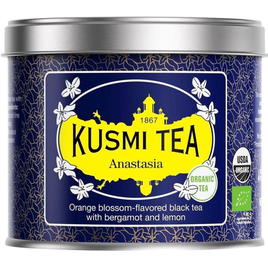Kusmi Organic Anastasia Black Tea 100 g metallburk