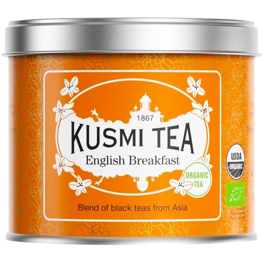 Kusmi Organic English Breakfast 100 g metalliburk