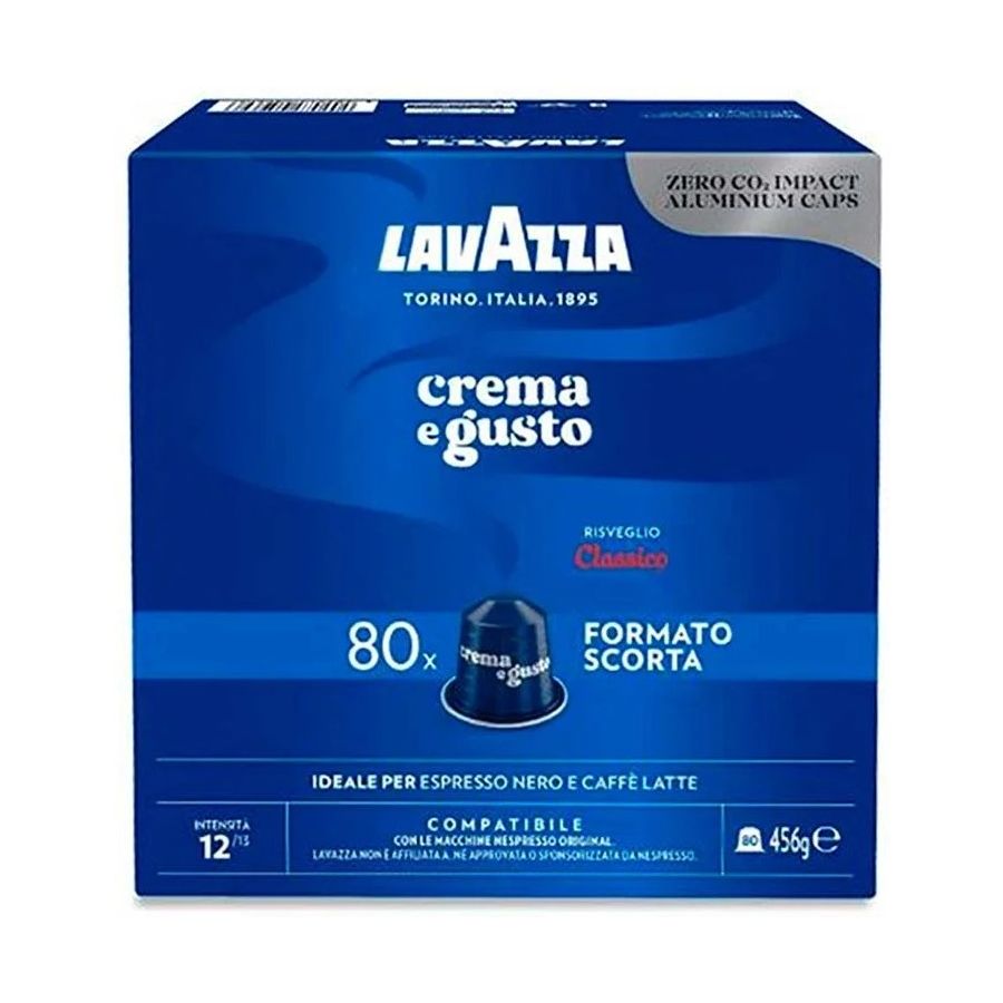 Lavazza Crema e Gusto Classico Nespresso-kompatibel kaffekapsel 80 st