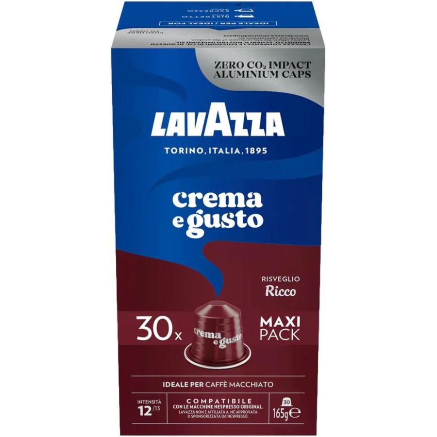 Lavazza Crema e Gusto Ricco Nespresso-kompatibel kaffekapsel 30 st.