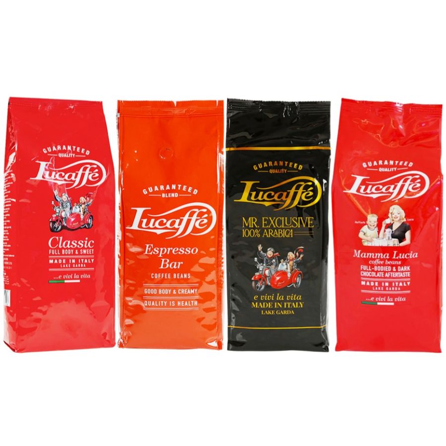 Lucaffé Espresso Mix Pack 4 x 1 kg