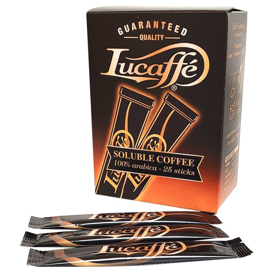 Lucaffé 100 % Arabica snabbkaffe 25 st