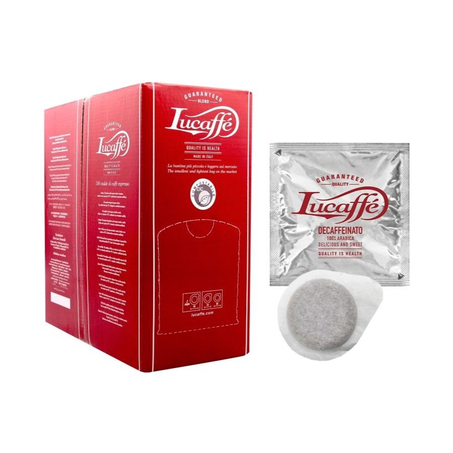 Lucaffé Decaffeinato koffeinfria espresso pods 150 st