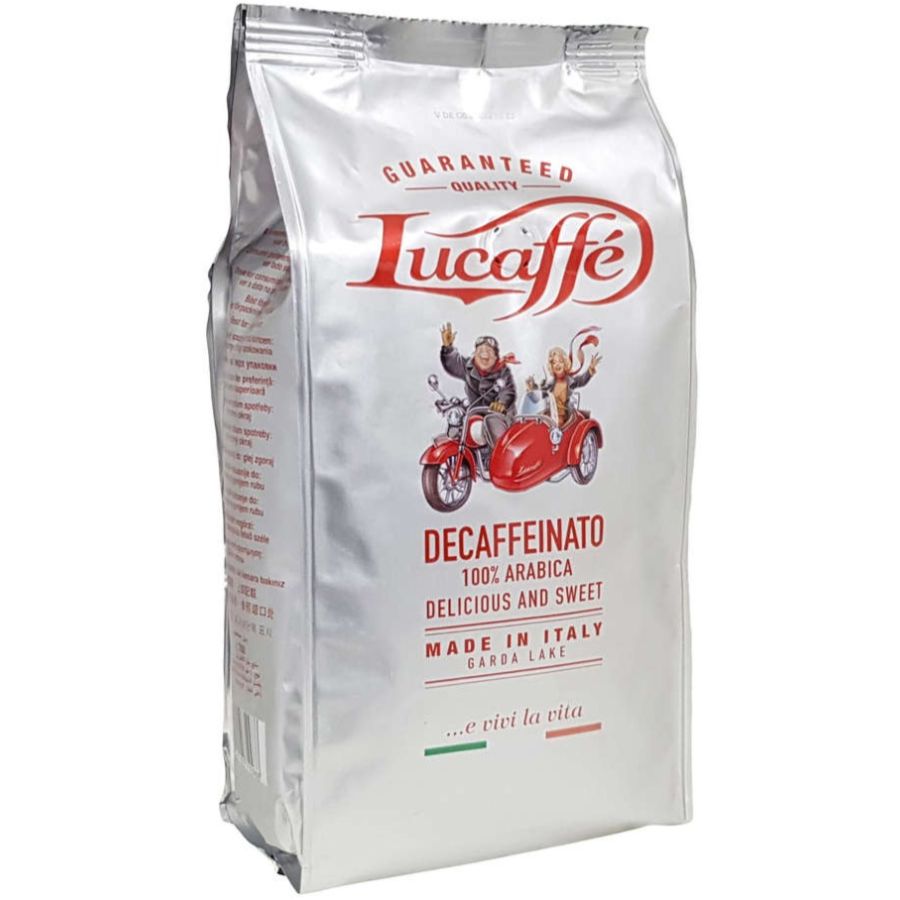 Lucaffé Decaffeinato 700 g koffeinfria kaffebönor