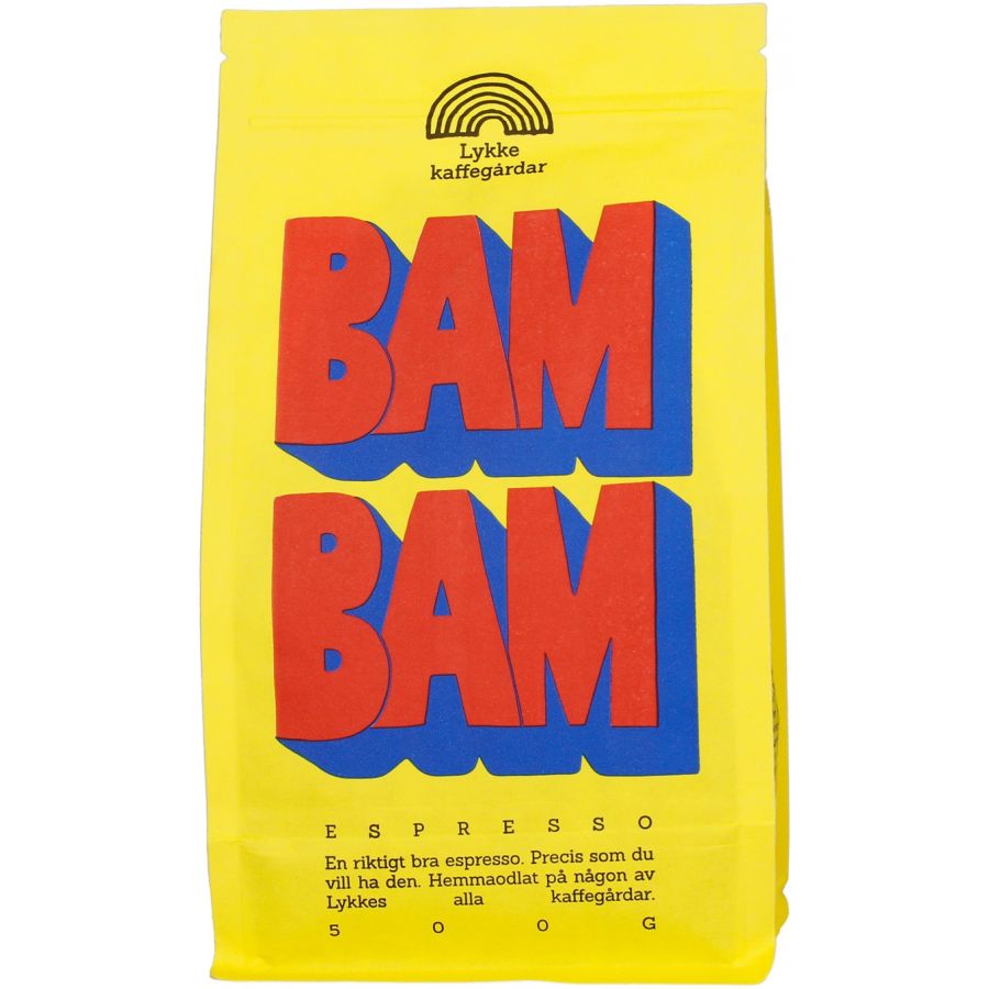 Lykke Espresso BAM BAM kaffebönor 500 g