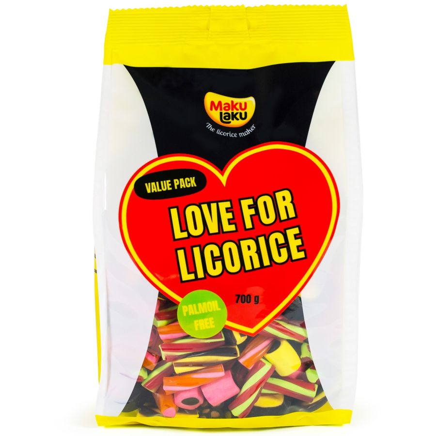 MakuLaku Love For Licorice fylld lakrits 700 g