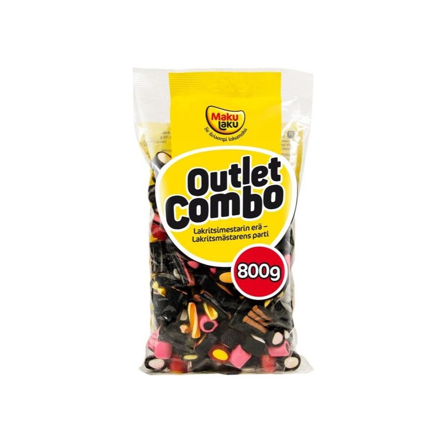MakuLaku Outlet Combo lakritsblandning 800 g