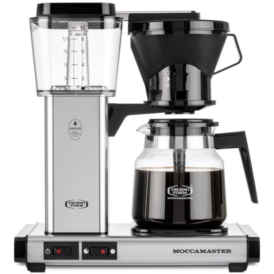 Moccamaster Manual S Coffee Maker 1.25 l, Polished Silver