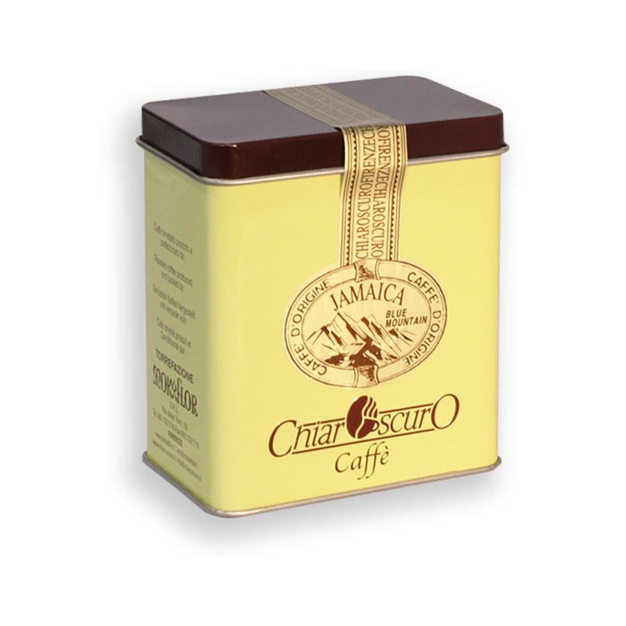 Mokaflor Chiaroscura Jamaica Blue Mountain kaffebönor 125 g metallask