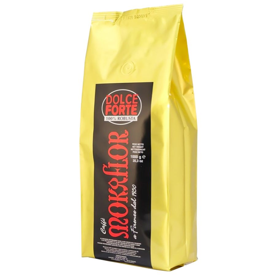 Mokaflor Dolce Forte 100 % Robusta 1 kg kaffebönor
