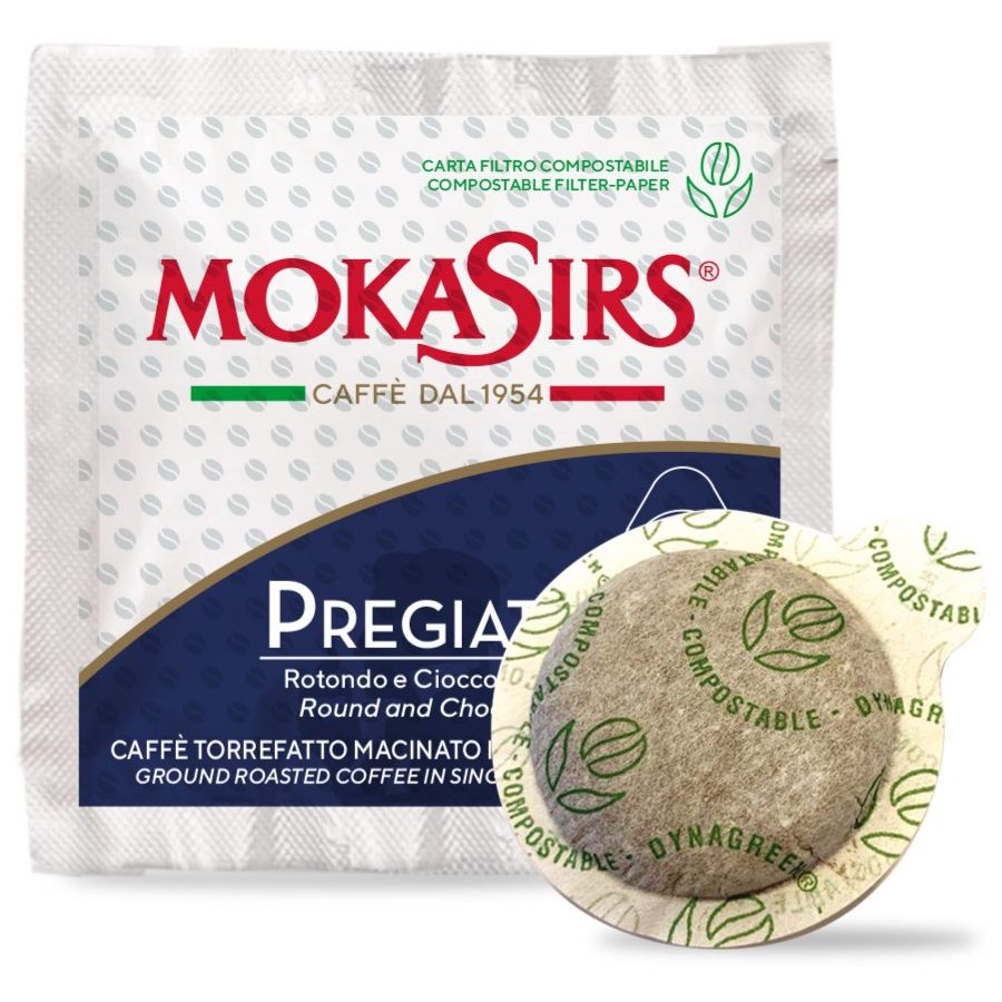 MokaSirs Pregiato Bidose Ø 52 mm espresso pods 100 st