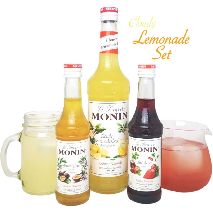 Monin Lemonade Set 700 ml & 2 x 250 ml Syrups