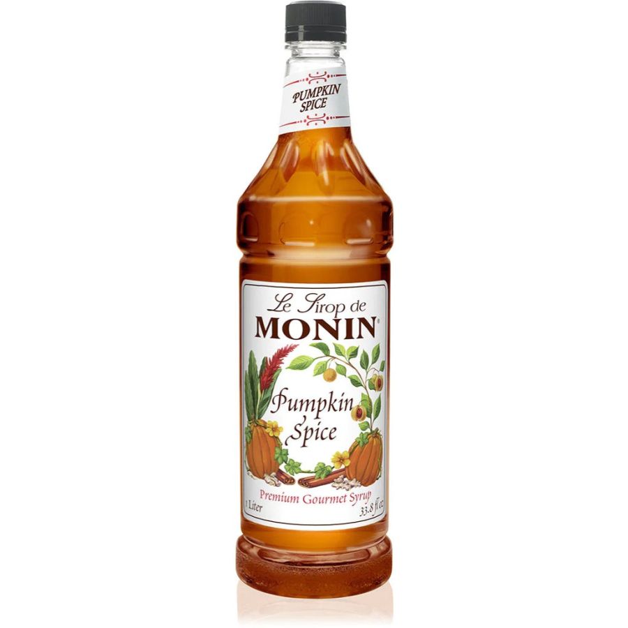 Monin Pumpkin Spice smaksirap 1 l PET-flaska