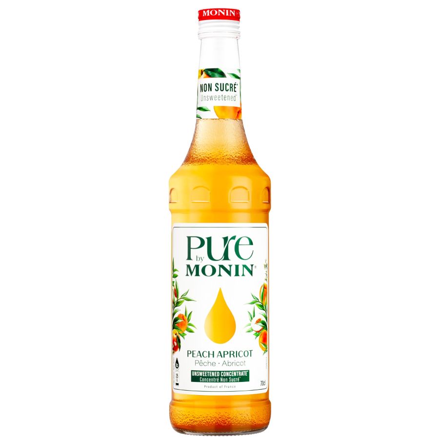 Pure by Monin Peach Apricot utan tillsatt socker 700 ml