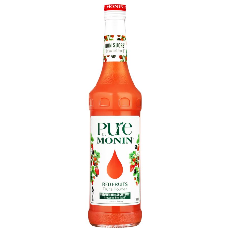 Pure by Monin Red Fruits utan tillsatt socker 700 ml