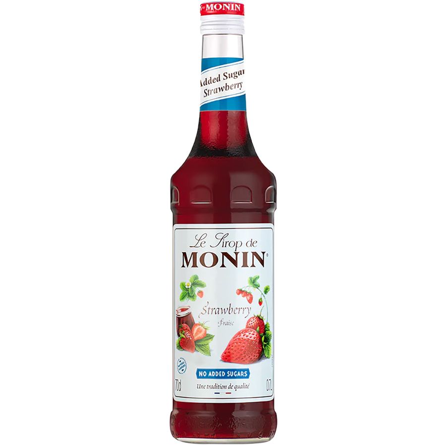 Monin Strawberry Syrup - No Added Sugars 700 ml