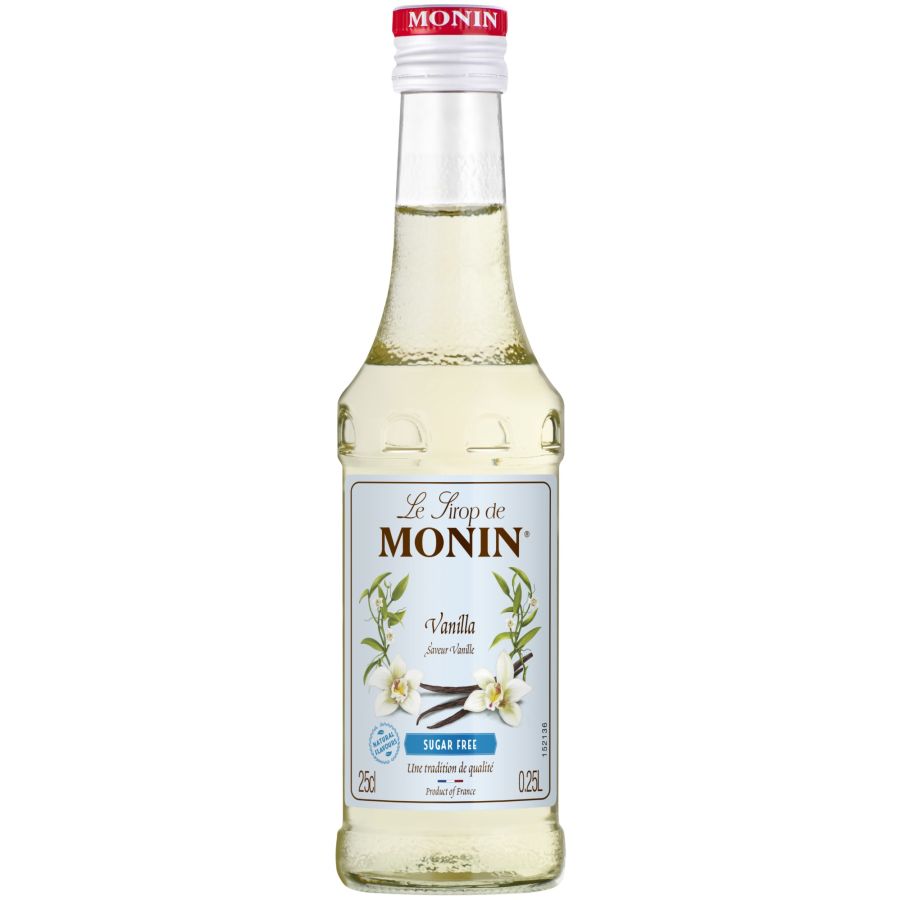 Monin sockerfri Vanille smaksirap 250 ml