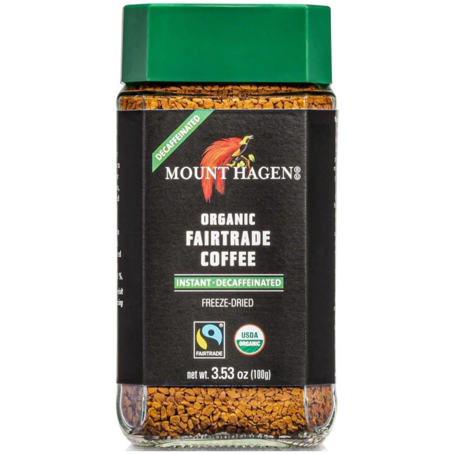 Mount Hagen koffeinfritt snabbkaffe 100 g burk
