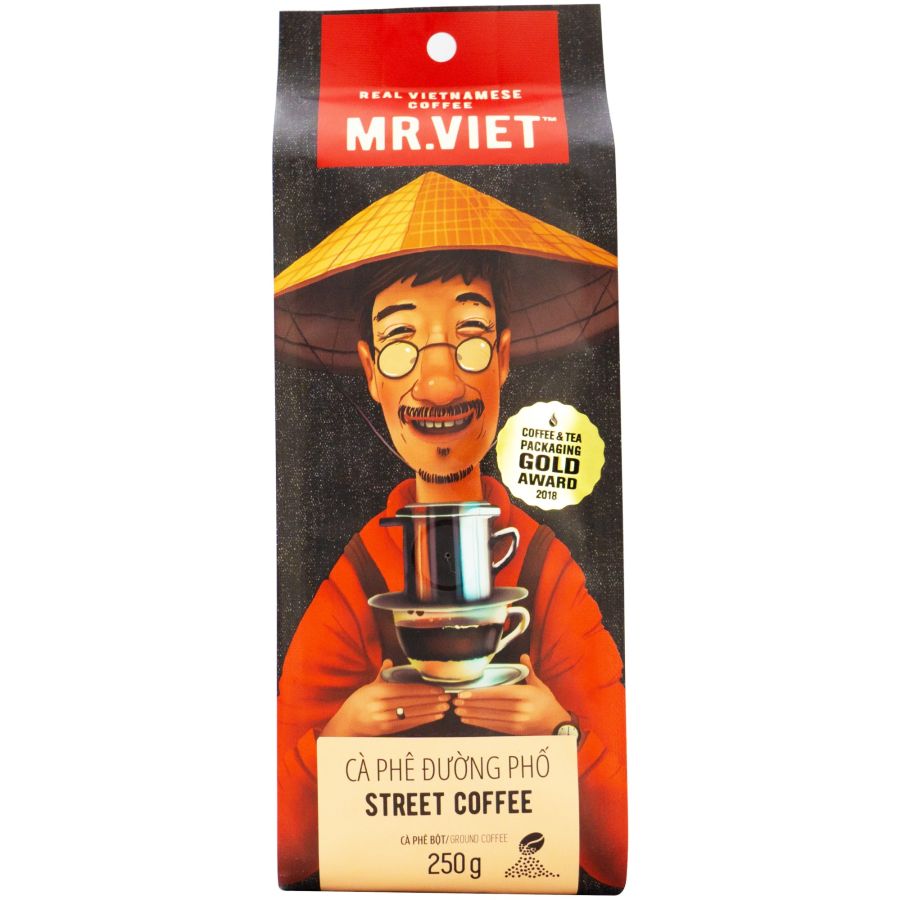 Mr. Viet Street Coffee 250 g malet kaffe